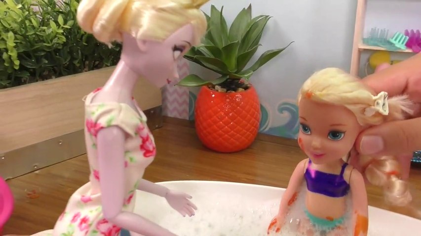 Jogar Elsa o banho do bebe em Jogos Da Barbie - Video Dailymotion