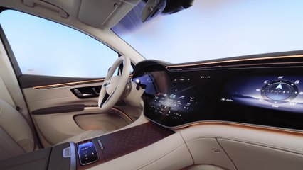 The new Mercedes EQS SUV Interior Design