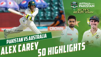 Alex Carey Fifty Highlights | Pakistan vs Australia | 3rd Test Day 2 | PCB | MM2L