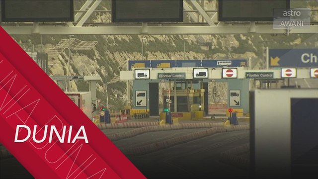 Laluan Selat Inggeris sunyi pada hari pertama