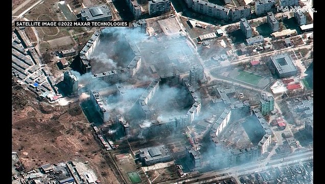 شاهد: الأقمار الاصطناعية توثق الدمار الرهيب في المدن الأوكرانية