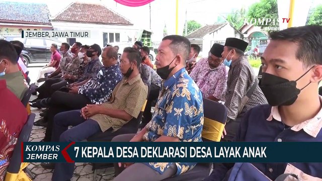 7 Kepala Desa di Jember Deklarasi Desa Layak Anak