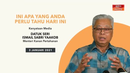 5 perkara penting kenyataan media harian PKPP/PKPB - 3 Jan 2021