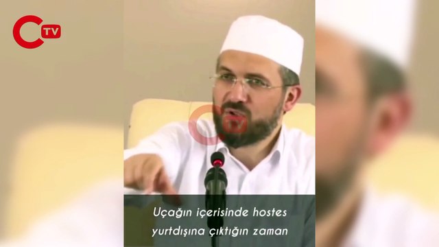 Gerici İhsan Şenocak: Uçakta yanınızdaki adam içki içerse, içme diyeceksiniz