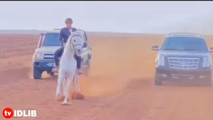 Suriyeli muhalif liderin oğlunun videoları tepki çekti