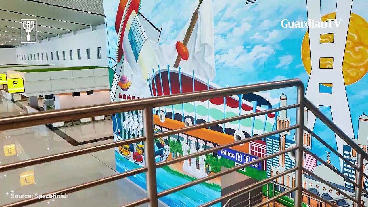 Inside Nigeria's colourful, new MMI Airport terminal commissioned in Lagos by Buhari