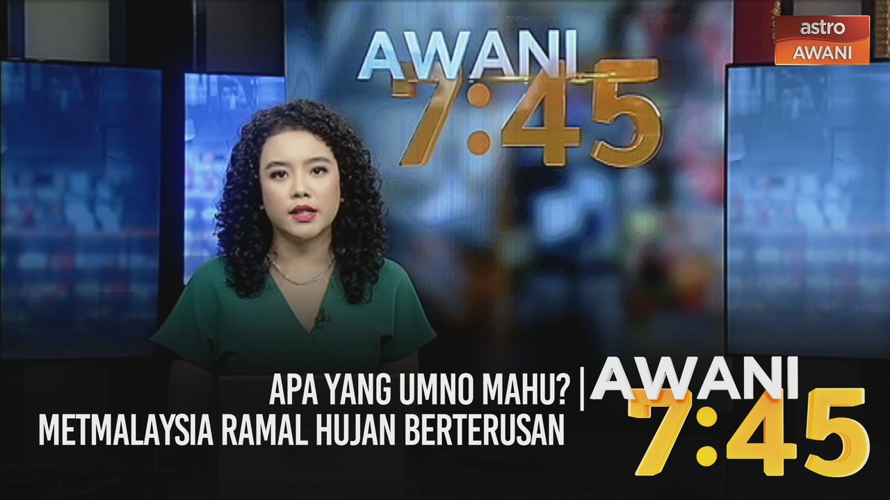 AWANI 7:45 [06/01/2021] - Apa yang UMNO mahu? | MetMalaysia ramal hujan berterusan