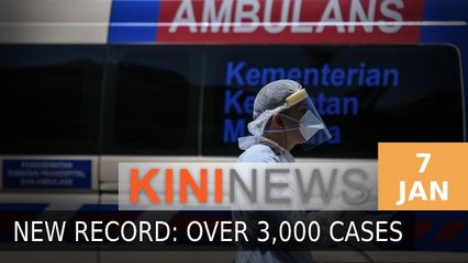 #KiniNews: Malaysia records over 3,000 new Covid-19 cases