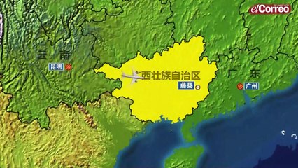 Sin indicios de supervivientes del avión siniestrado en China