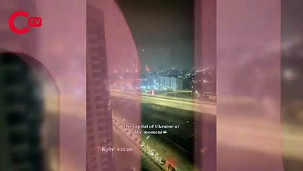 Kiev'de gerçekleşen füze saldırıları