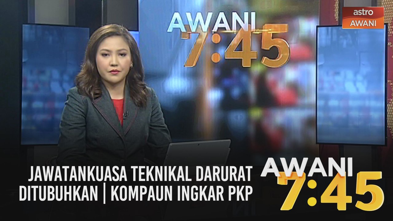 AWANI 7:45 [16/01/2021]: Jawatankuasa Teknikal Darurat ditubuhkan | Kompaun ingkar PKP