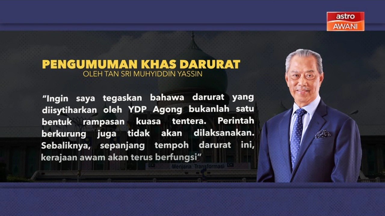 [INFOGRAFIK] Pengumuman Khas Darurat