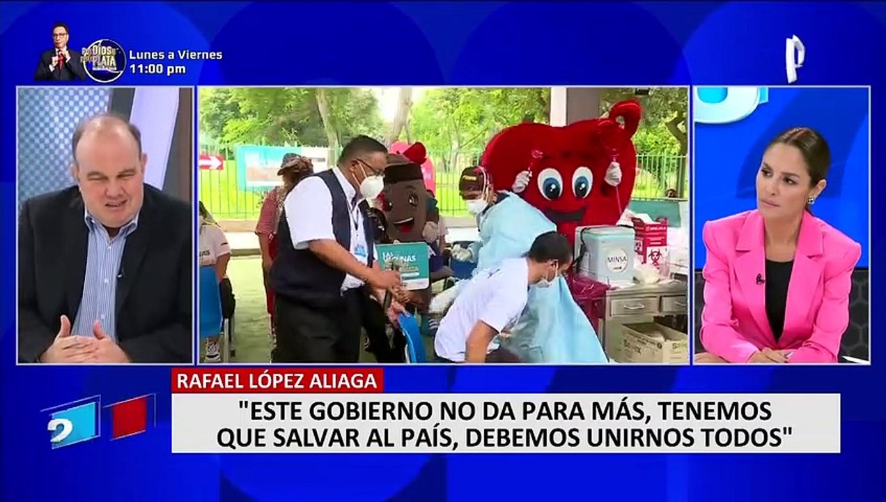 Rafael López Aliaga: "Este gobierno ya no es un tema de comunismo, es un tema de corrupción"