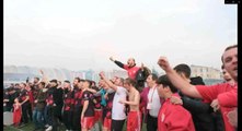 Bursa'da amatör takımın şampiyonluk videosu beğeni topladı