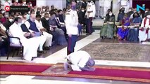 Watch, Yoga Guru bows to PM, President before receiving Padma Shri