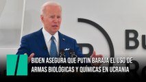 Biden asegura que Putin baraja el uso de armas biológicas y químicas en Ucrania