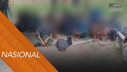 Ceroboh sempadan | 12 pendatang tanpa izin diberkas