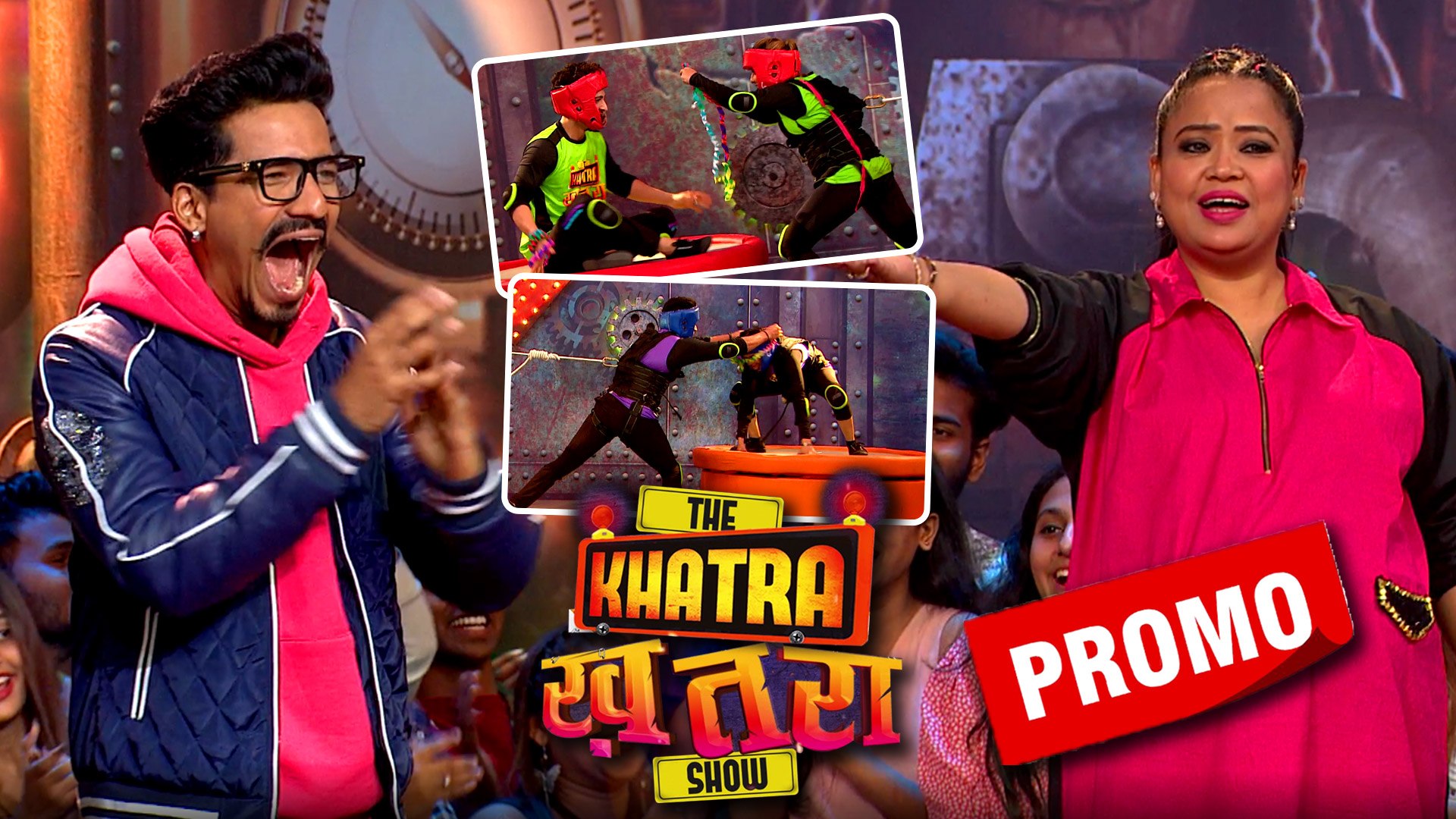 The Khatra Khatra Show: Bharti Laughs After Seeing Rashami Umar's 'Bunjee  Varmala' Task - video Dailymotion
