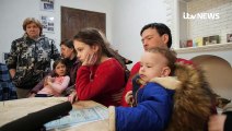 Ukrainian family flee Mariupol as Russian siege continues