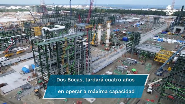 Refinería Dos Bocas, lista para 2026: Sener