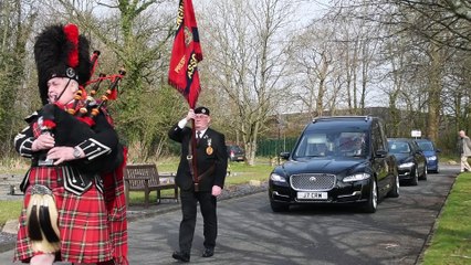 D-Day veteran's funeral in Preston