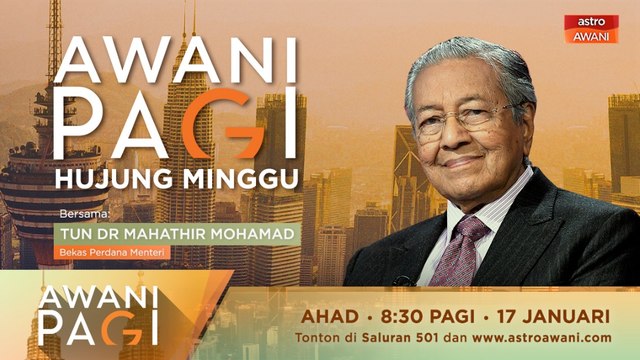 AWANI Pagi: Tun Dr Mahathir berkongsi pengalaman, tips kesihatan dan keharmonian rumah tangga