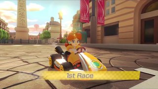 Mario Kart 8 Deluxe - 150cc Golden Dash Cup Grand Prix (Daisy Gameplay) Booster Course Pass DLC