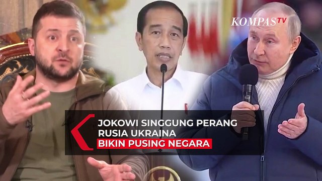 Presiden Jokowi Singgung Perang Rusia dan Ukraina Bikin Pusing Semua Negara