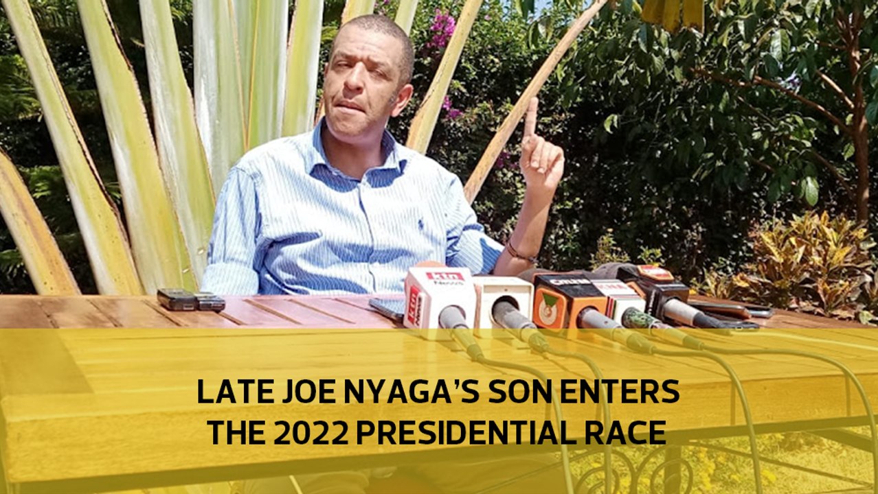 Late Joe Nyaga's son enters the 2022 presidential race