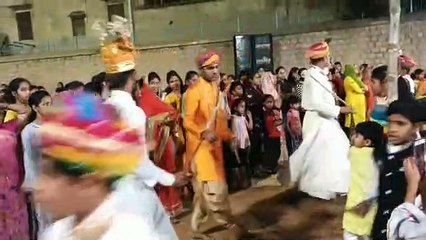 बंशीवाला में डांडिया गैर नृत्य में झूमे शहरवासी