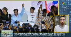 En Colombia exigen reconteo de votos ante posible fraude electoral