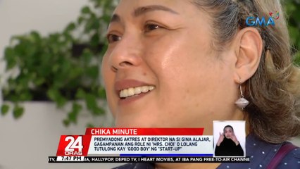 Premyadong aktres at direktor na si Gina Alajar, gagampanan ang role ni 'Mrs. Choi' o lolang tutulong kay 'Good Boy' ng "Start-Up" | 24 Oras
