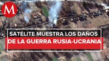 Imágenes satelitales muestran daños causados en Ucrania por misiles Rusos