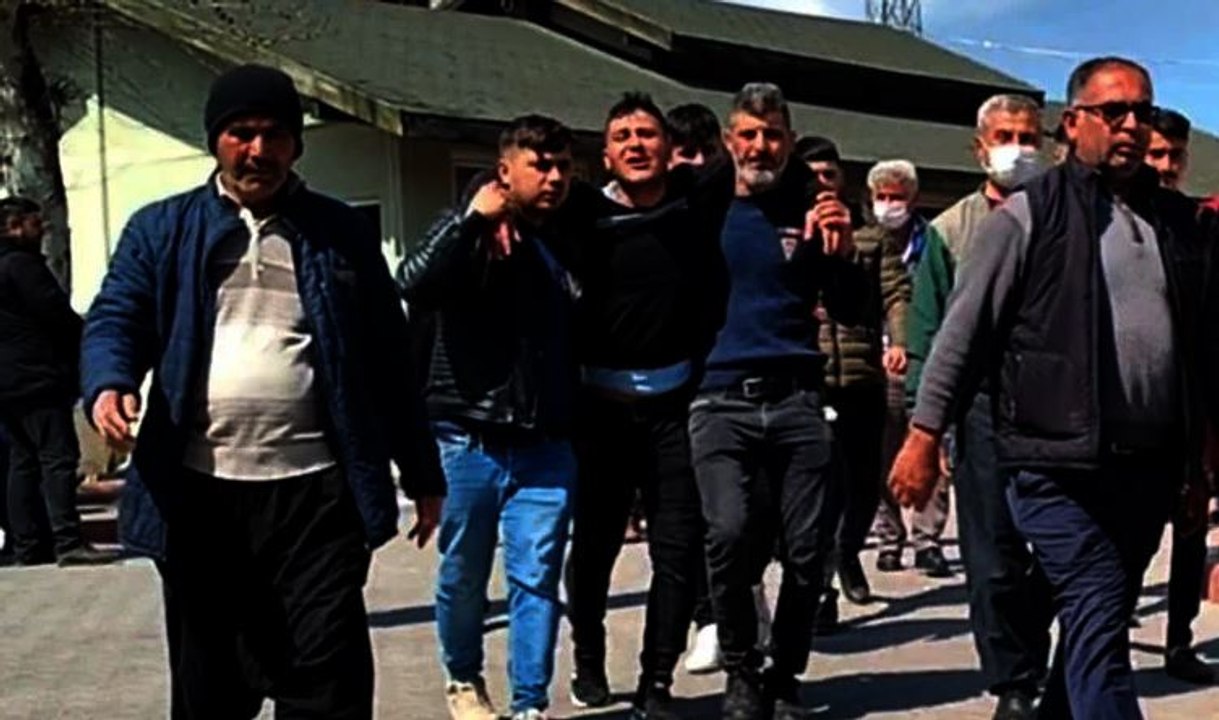 Annesini öldüren firari babasına gözyaşlarıyla tepki gösterdi