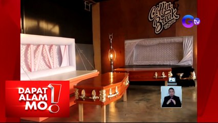 Dapat Alam Mo!: Coffin cafe sa Bacolod city, panalo ang nakakatakot na paandar!