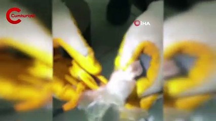 Polisin otomobilinde 52 kilo patlayıcının ele geçirilme görüntüleri ortaya çıktı