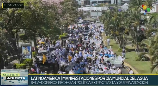 Activistas salvadoreños reclaman por implementación de la Ley del Agua