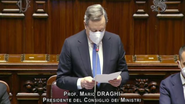 Draghi L'Ucraina non difende solo se stessa ma anche la nostra pace