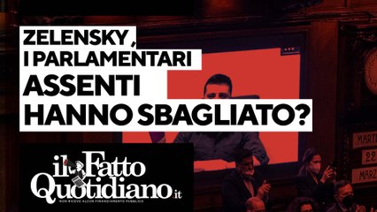Zelensky, i parlamentari assenti hanno sbagliato? Segui la diretta con Peter Gomez