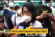 Protesta en Iquitos: gremios piden declarar en emergencia actividad forestal en Loreto