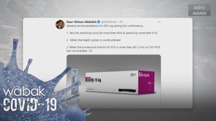 Saringan COVID-19 | Kaedah RTK-Ag harus dikendali operator mahir