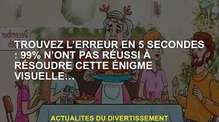 5 secondes pour trouver le mauvais : 99% n'ont pas réussi à résoudre ce puzzle visuel...