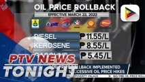 Big-time oil price rollback implemented after 11 weeks of successive oil price hikes