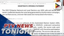 Smartmatic assures lower House Committee no hacking incident of security breach happened