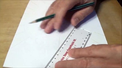 Drawing with Graphite Pencil - Round Hole Illusion - Trick Art on paper