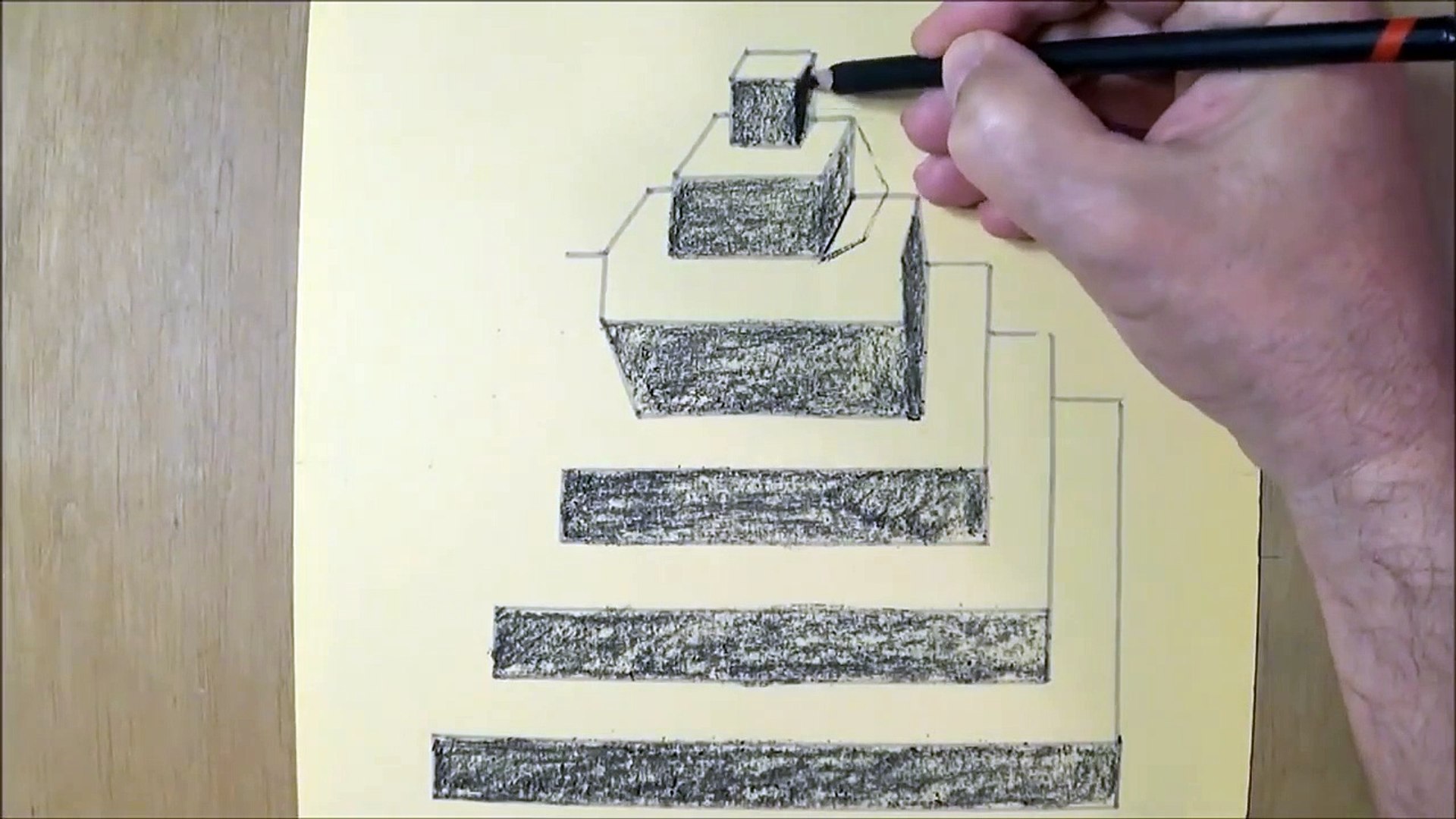 how to draw 3d art with pencil