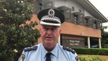 Wagga Police Inspector Peter McLay on domestic attack in shopping centre carpark off Gurwood Street