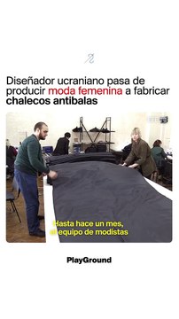 De producir moda femenina a fabricar chalecos antibalas