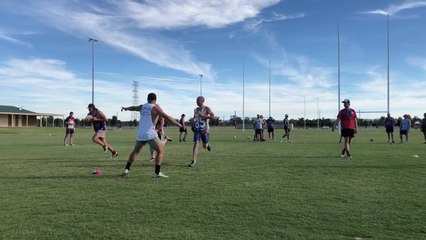 Roos training session January