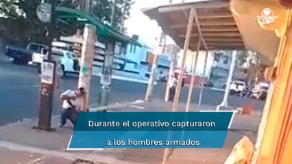 Captan en video tiroteo como de película en Colima; hay dos detenidos